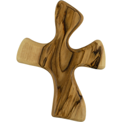 Cross: Hand Held Wooden, Large