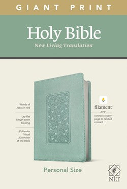 Bible: NLT Giant Print, Teal
