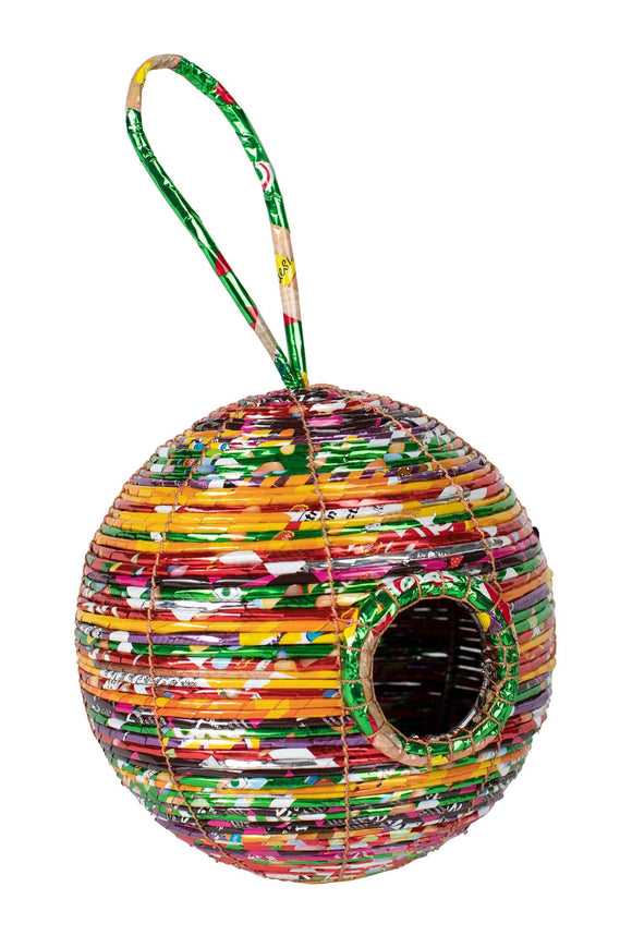 Birdhouse: Candy Wrapper Rope